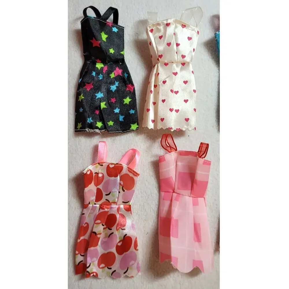 Colorful Doll Dresses Lot Fits 11.5